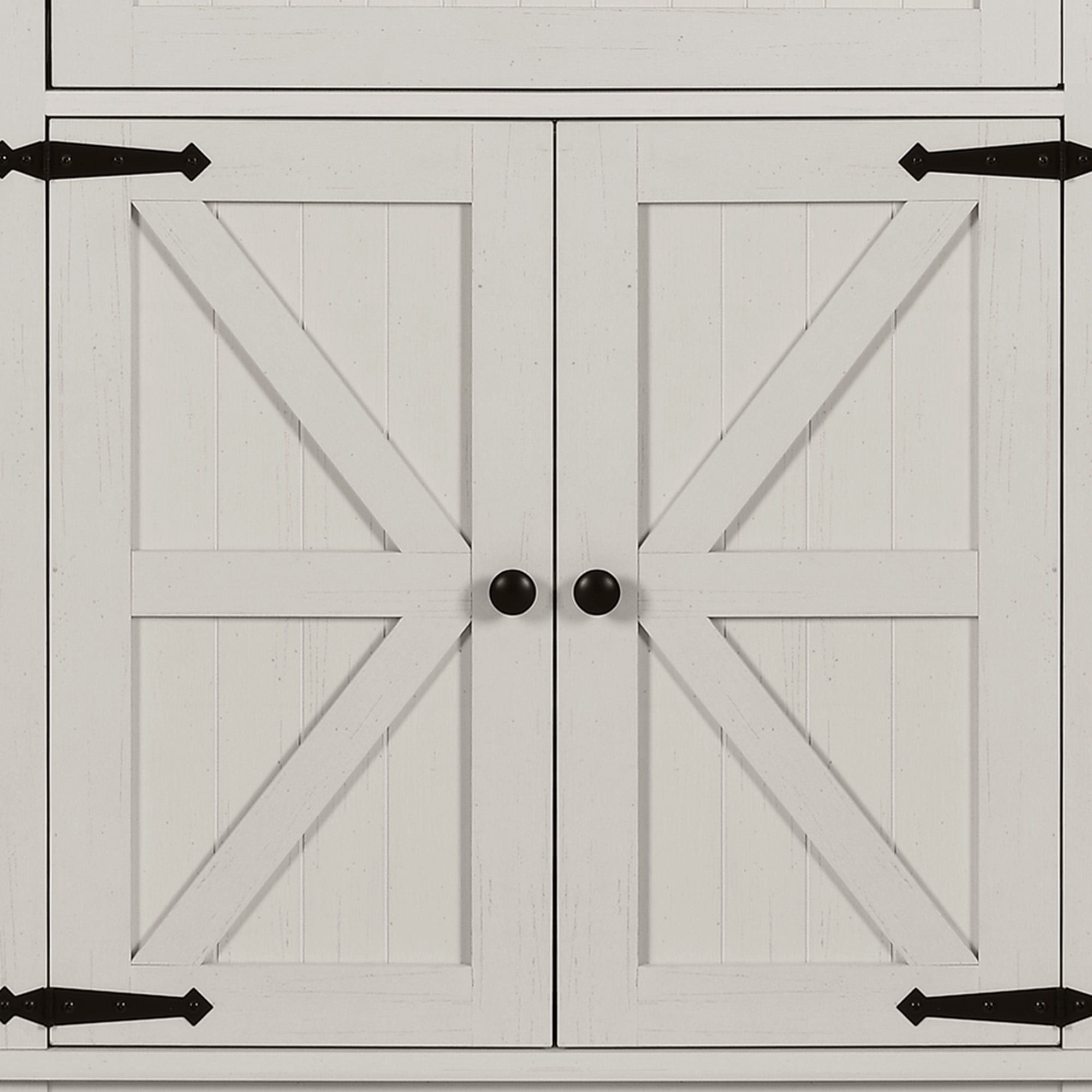 Dextrus 72.6" Kitchen Pantry Storage Cabinet with Doors and Adjustable Shelves, Storage Cabinet with Drawer for Kitchen, Dining Room, Living Room, Oak White