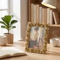 thumbnail image 4 of Gold Picture Frame Ornate Floral Vintage Rose Photo Frame for Desk, Living Room Wall Decor Home Gift for Women 8 X 10 Inch, 4 of 6