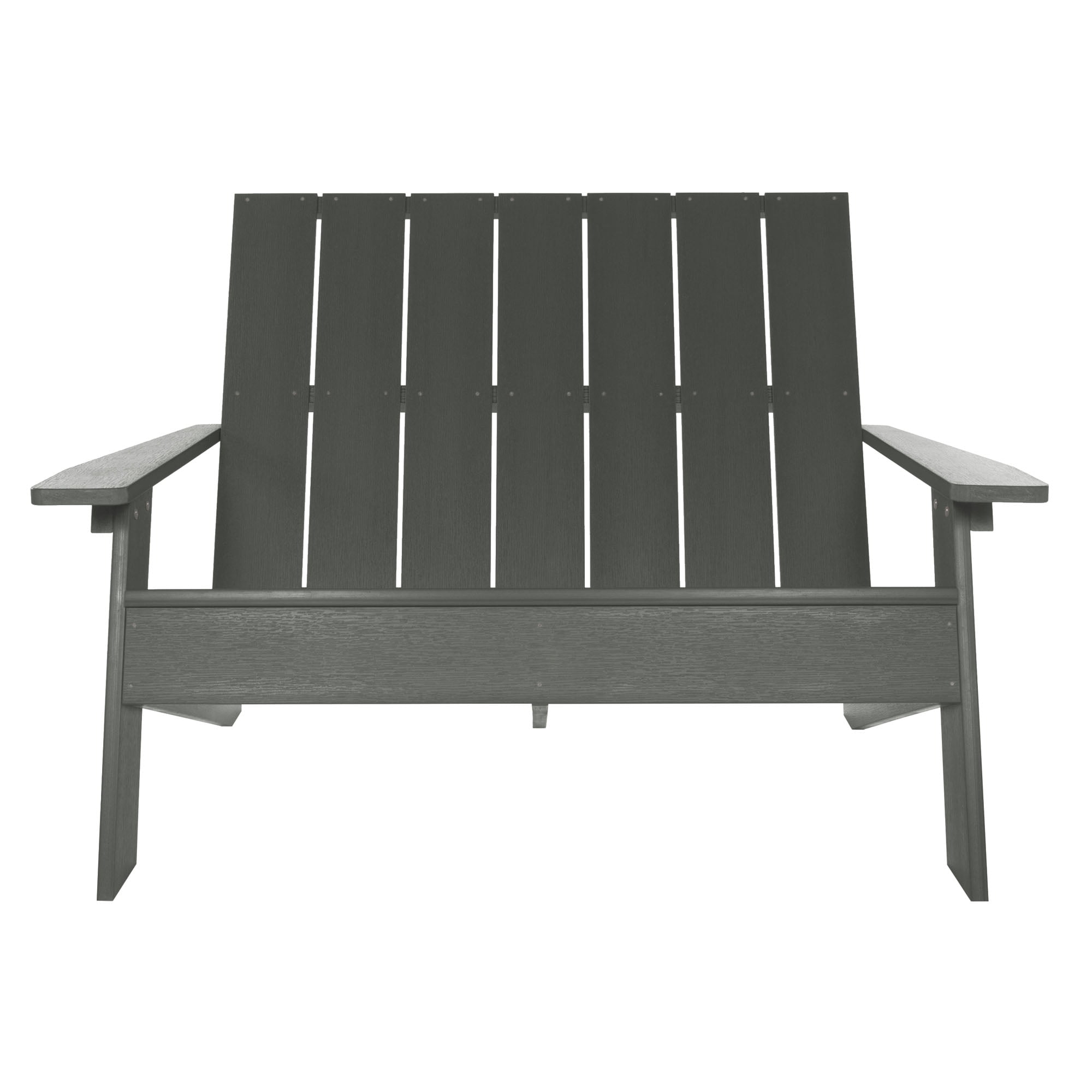 Highwood Double Wide Modern Adirondack Chair - Outdoor, Eco-friendly, Synthetic Wood