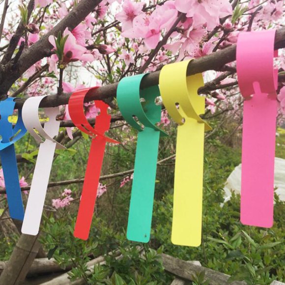 ADDHAT 200Ud Etiquetas Para Plantas De Jardín En Color Rosa Resistente Al Para Uso En Jardín Y Exterior