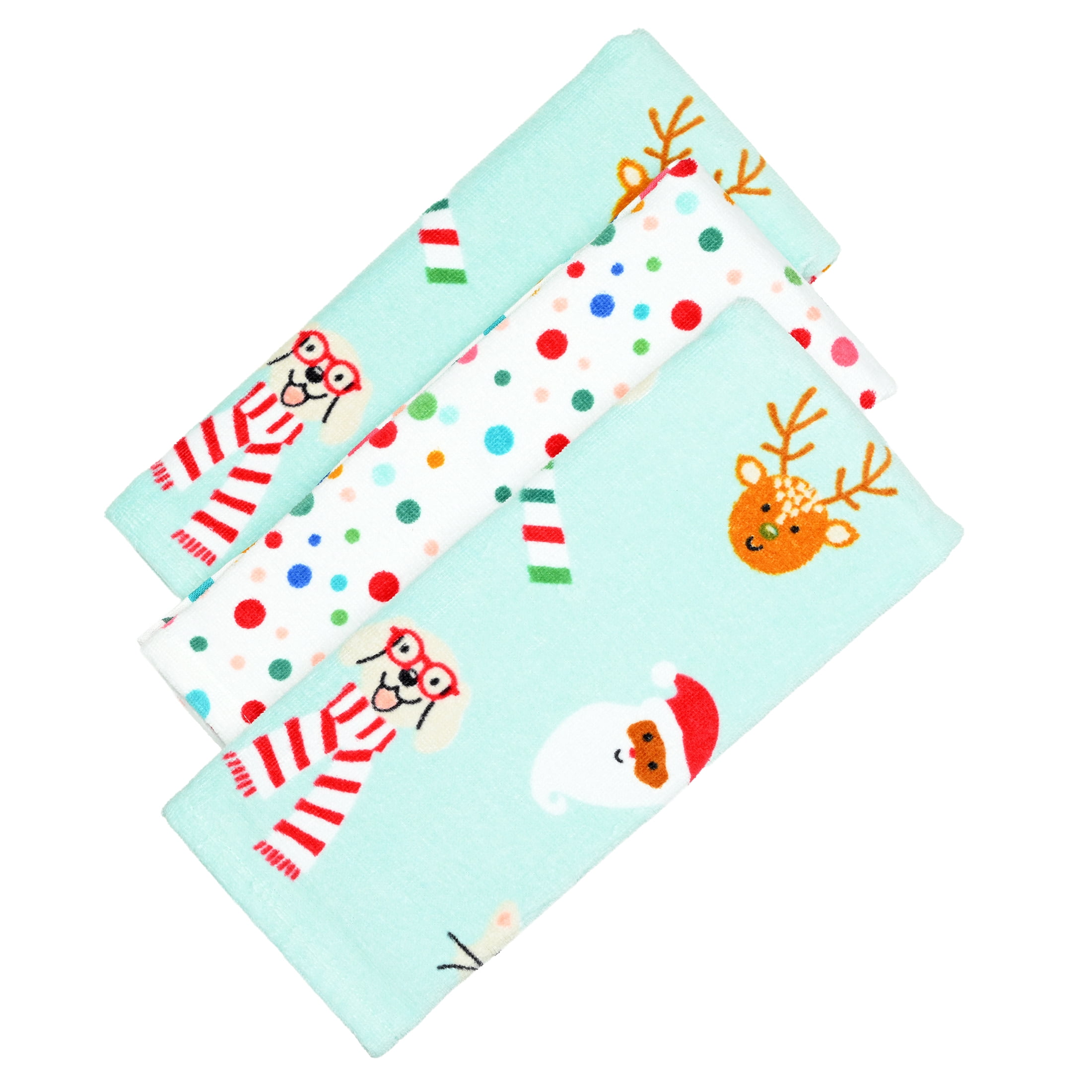 Holiday Time 3PK Hand Towel
