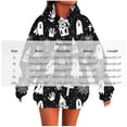 thumbnail image 3 of SOOMLON Halloween Sweatshirts Women Plus Size Long Sleeve Hoodies Top Skeleton Ghost Black Pullover Winter Party Outfits, 3 of 6