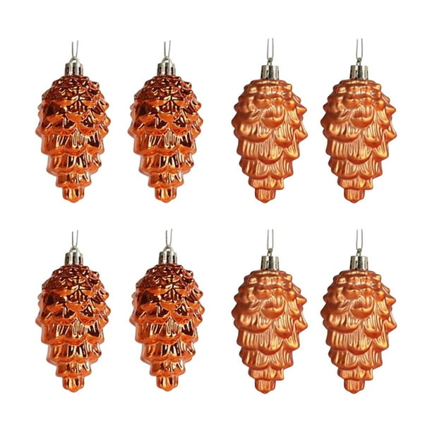 Decoraciones Del Árbol de Navidad 9cm Decoración Del Árbol de Navidad / 8 Piezas Colgante Del Árbol de Navidad Colgante en Forma de Plástico Bola de Navidad Ornamentos Del Árbol de Navidad