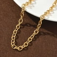 thumbnail image 4 of 304 Stainless Steel Toggle Heart Y Necklaces for Women Real 18K Gold Plated 19.69 inch(50cm), 4 of 5