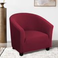 Tub Chair Covers 1 Piece, High Stretch Bucket Chair Covers Armchairs ...