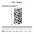 thumbnail image 4 of Sikiie Black White Halloween Basketball Jersey Reversible Men's Mesh Athletic Sports Shirts Training Practice S-4XLX-Large, 4 of 6