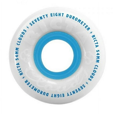 Ricta, Clouds White 78a Skateboard Wheel, 54 - mm