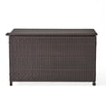 thumbnail image 2 of Laki Outdoor Storage Chest, Brown PE Rattan Wicker, Aluminum, 53 Inch, 2 of 5