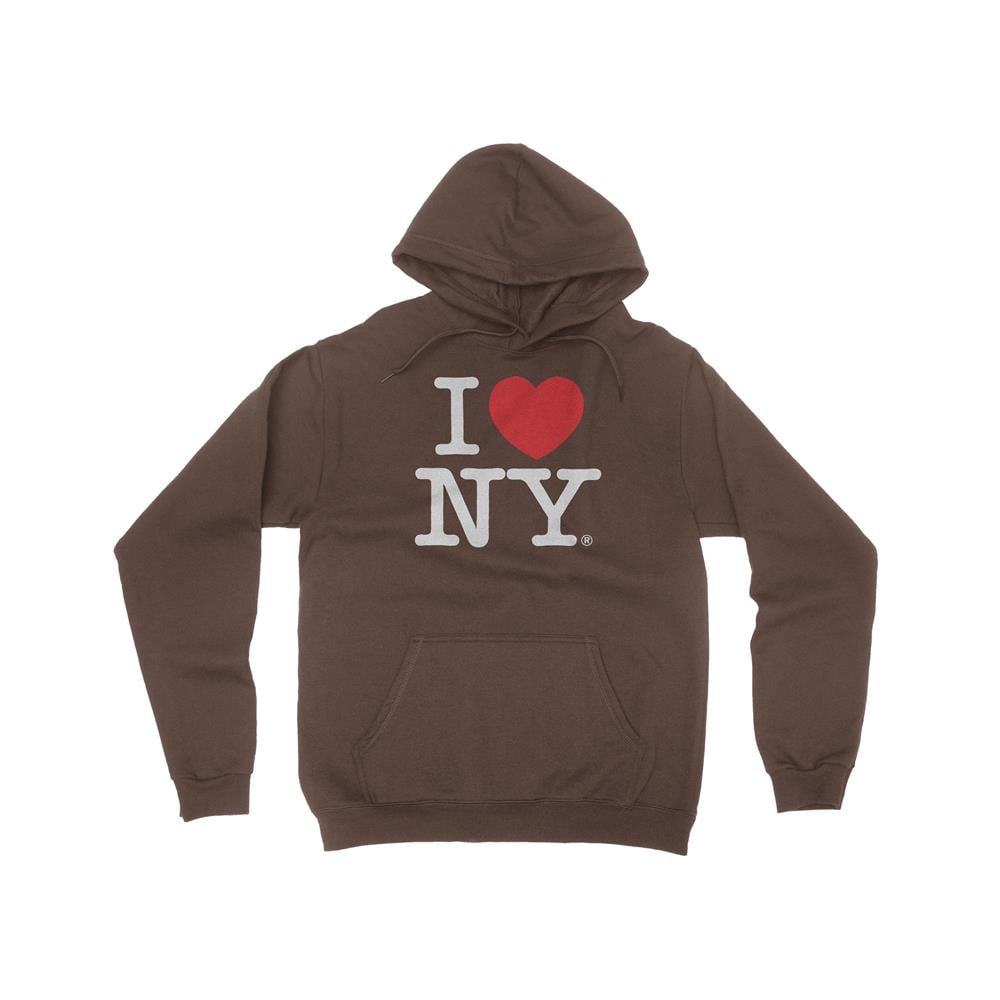 Grey Adult Medium I Love NY Crewneck Sweatshirt 