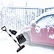 thumbnail image 5 of Herramienta para quitar nieve en invierno, cepillo raspador de nieve con mango de acero inoxidable para automóviles. Plata, 5 of 7