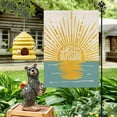 thumbnail image 2 of Jbralid Hello Sunshine Garden Flag Sunset Over Sea Double Sided Vertical Summer Yard Outdoor Decoration 12x18 Inch, 2 of 5