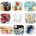 thumbnail image 5 of 120pcs Clear Plastic Favor Box 1.57x1.57x1.57 Inches Gift Packing Box for DIY Candy Choclate and Dessert Wedding Party Treats Valentine Festival Gift Packaging, 5 of 5