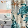 thumbnail image 5 of Spencer 71" x 71" Bathroom Shower Curtain Ocean Tropical Sea Fishes Water Resistant Bath Curtain Set for Bathroom with 12 Hooks, 5 of 7