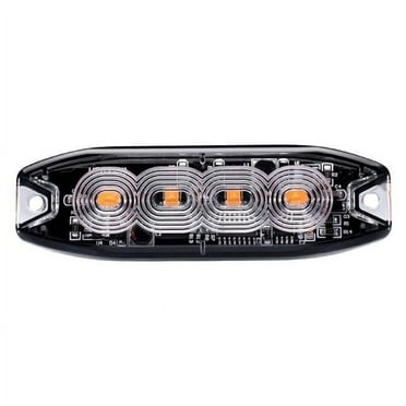 Race Sport Lighting 3020BSP Pro Series Bolt-on Mount White & Amber LED Strobe Light
