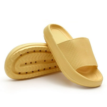 

ASIFN Summer Thick Platform Bathroom Home Men Slippers Women Fashion Soft Sole Indoor Sandals Non-slip Flip Flops Male Slides