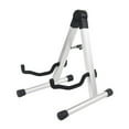 thumbnail image 3 of BELOVING Foldable Guitar Stand A Frame for Classical Electric Guitars Mandolin Violin Aluminum Silver, 3 of 10