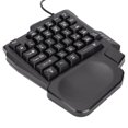 thumbnail image 2 of One Handed Gaming Keyboard 35 Keys Gaming Keyboard Three Colors Backlight Ergonomic Design 35 Keys For Mobile Games For Computer, 2 of 8
