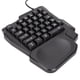 thumbnail image 5 of Teclado para juegos con una sola mano, 35 teclas, resistente al agua, reposamuñecas ancho, teclado negro con una sola mano para juegos de ordenador y móvil, 5 of 8