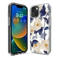 thumbnail image 3 of Mundaze - Case for Apple iPhone 14 Pro Max Slim Shockproof Hard Shell Soft TPU Heavy Duty Protective Phone Cover - Blue White Floral, 3 of 5