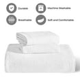 thumbnail image 5 of BNM Cotton 3 Piece Matelasse Bedspread Set, White, King, 5 of 11
