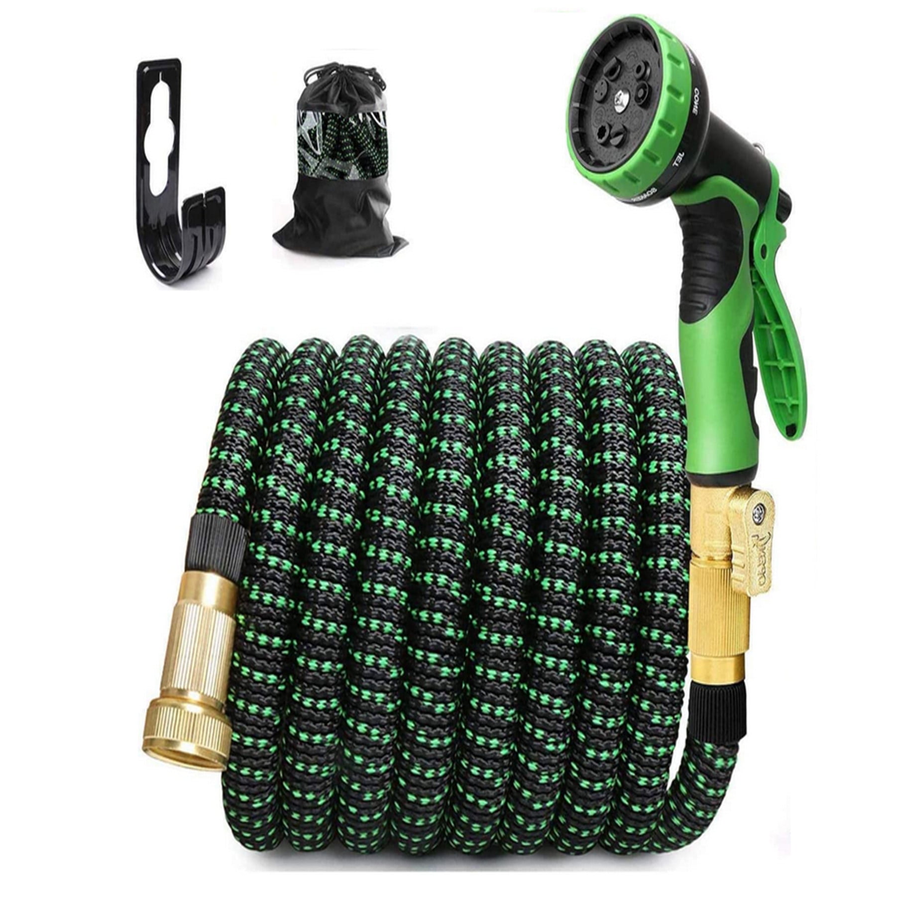 3X Stronger Expandable Flexible Garden Water Hose+Spray Nozzle & pothook 100FT 3X Stronger Expandable Flexible Garden Water Hose+Spray Nozzle & pothook 100FT
