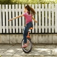 thumbnail image 6 of Yescom 18 In Wheel Outdoor Unicycle Skid-proof Tire Fitness Bicycle Balance Training for Adults Teenagers Kids, Orange, 6 of 9
