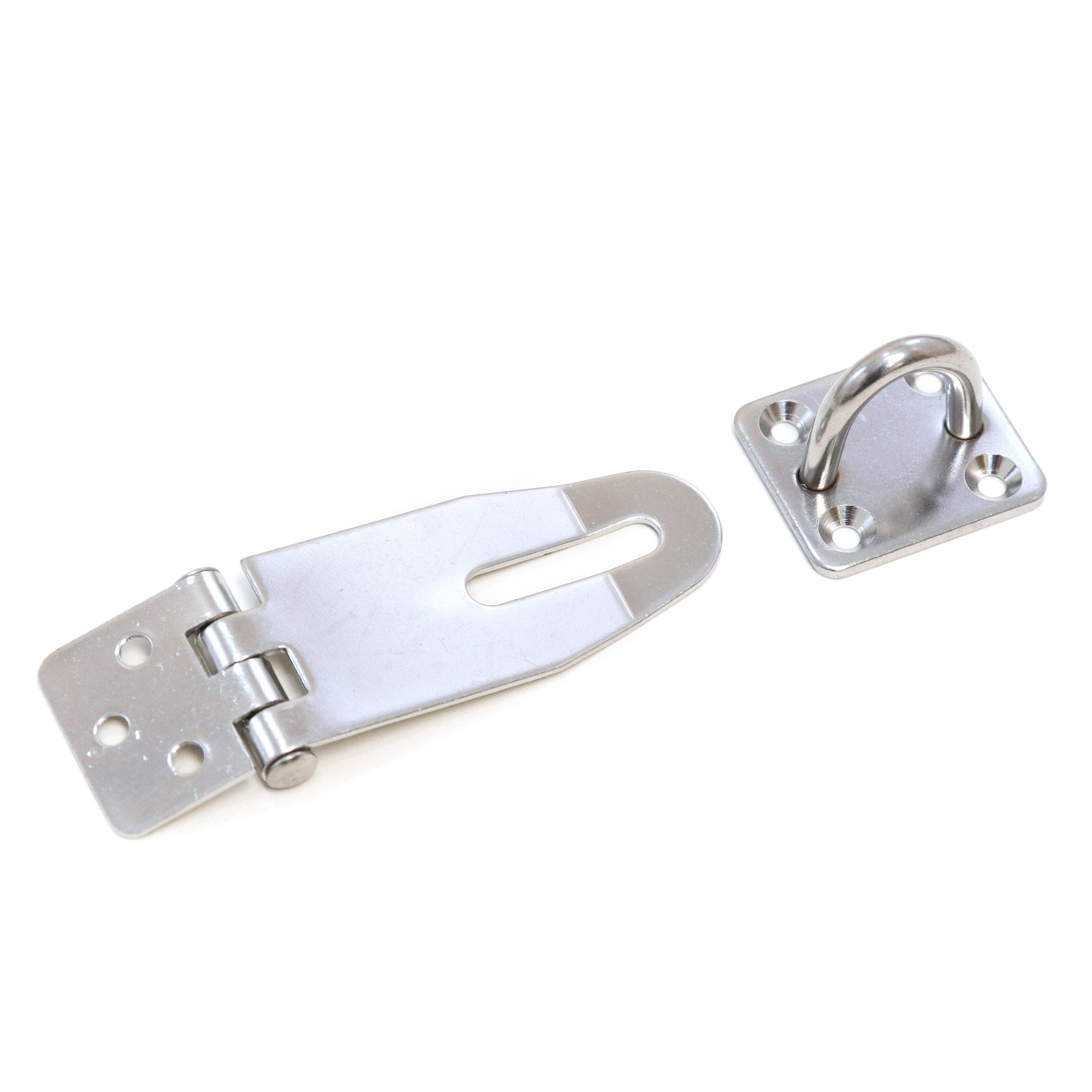 Red Hound Auto Door Padlock Hasp Clasp Latch 304 Stainless Steel Marine