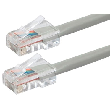 Monoprice Cat6 Ethernet Patch Cable - 0.5 Feet - White | Stranded ...