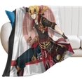 thumbnail image 1 of Couverture Impact Inazuma Thomas Couverture Flanelle Anime Couverture Adaptée pour Voyage, 1 of 7