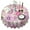 Pioneer Flower Floral-1, variant on Pioneer Flower Floral Print Pattern Round Tablecloth 60"x60",Wrinkle Wipeable Table Cloth for Kitchen Dining Room Picnic Patio Party