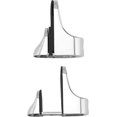 thumbnail image 4 of Soporte De Estante De Vidrio Ajustable, Soporte De Estante De Vidrio De Aleación De Zinc Montado En La Pared Para Vidrio De 3-20 Mm De Espesor (4 Piezas), 4 of 4