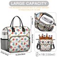 thumbnail image 5 of Pioneer Flower Floral Print Pattern Womens Lunch Box for Work,Insulated Large Lunch Bag,Leakproof Adult Lunch Bag for Work,Beach,Travel,Picnic,Camping, 5 of 6