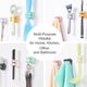 thumbnail image 2 of 4Pcs Wall Mounted Silicone Toothbrush Holder Waterproof Self Adhesive Single Toothbrush Hook Razor Holder for Shower Multi Function Hook Be Used for Bathroom Kitchen Living Room Office (Mixed), 2 of 5