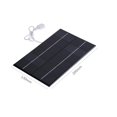 thumbnail image 4 of cargador de batería del banco del poder del USB del panel solar de 130x200m m 4.2W para el teléfono móvil, 4 of 8