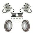 thumbnail image 1 of Transit Auto Front Hub Bearing Assembly Coated Disc Brake Rotors and Ceramic Pads Kit for Car Ford F-150 4WD KBB-121418, 1 of 11