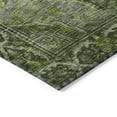 thumbnail image 3 of Addison Rugs Chantille Indoor/Outdoor Traditional Border Olive Machine Washable Rectangle Rug, 3' x 5', 3 of 7