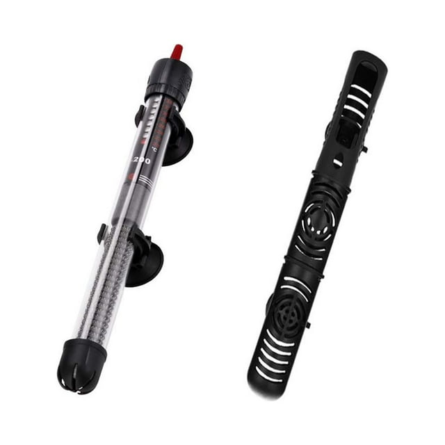 Fish Tank Heater 20 Watt to 300 Watt Automatic Constant Temperature Heating Rod with Explosion Proof Quartz Glass and Dual Suction Cups