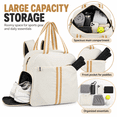 thumbnail image 4 of Pickleball Tote Bag for Women with Shoe Compartment, Fits 2 Paddles,PB01, 4 of 7