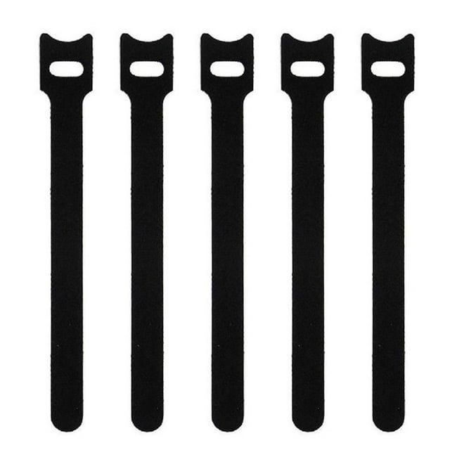 Visland 100Pcs Cable Management Belt Anti-tangle Fastener Tape Nylon Cable Straps Wire Ties Cable Management Home Supply
