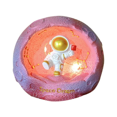 

EDFRWWS 3D Resin stronaut Night Lamp rt Crafts Desktop tmosphere Table Light (D)