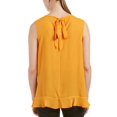 thumbnail image 2 of CeCe by Cynthia Steffe Womens Blouse (Orange, Medium), 2 of 5