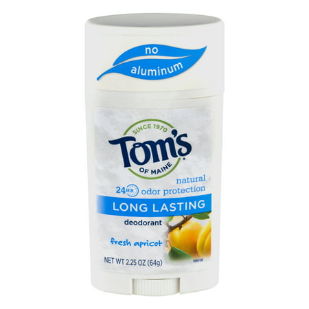 Tom's of Maine Natural Long-Lasting Deodorant Stick Apricot - 2.25 (Best Long Lasting Deodorant)