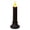 Black, variant on 1 Pc Halloween Flameless Taper Candles Flickering Battery Operated 3D Wick White LED Taper Candles for Halloween Dinner Table Weddin & Indoor Mantel Decor, 6.3x2.17 Inch, Black