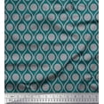 thumbnail image 1 of Soimoi Poly Georgette Fabric Dot & Ogee Damask Print Fabric by The Yard 52 Inch Wide, 1 of 1