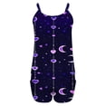 thumbnail image 4 of Puntoco Conjuntos de pijama cómodos para mujer Camisola de mujer Pantalones cortos de manga corta Conjunto de pijama para el hogar transpirable y cómodo, 4 of 4