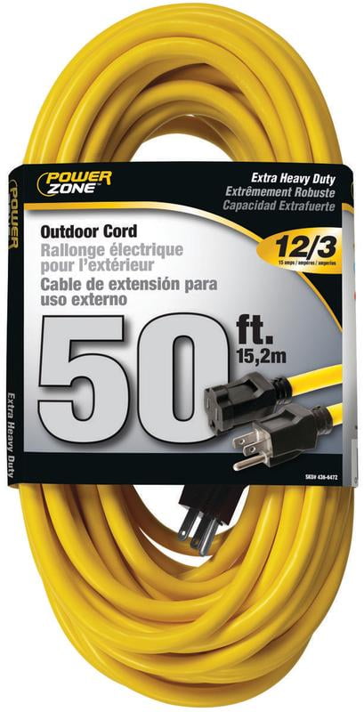 Extension Cord & FREE Lock Adapter Conntek CL25251-050 & CL515PL 15A 12/3 50ft