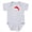 Heather Gray, variant on CafePress - Santa Baby - Cute Infant Bodysuit Baby Romper