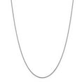 thumbnail image 1 of Real 14kt White Gold 1.1mm Round Snake Chain; 16 inch; Lobster Clasp; for Adults and Teens; for Women and Men, 1 of 5