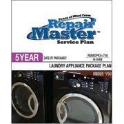 Repair Master 5-Yr Date of Purchase - Washer/Dryer Package - Under $750