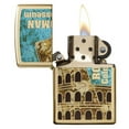 thumbnail image 3 of Zippo 29497 Roman Colosseum High Polish Brass Windproof Lighter, 3 of 5